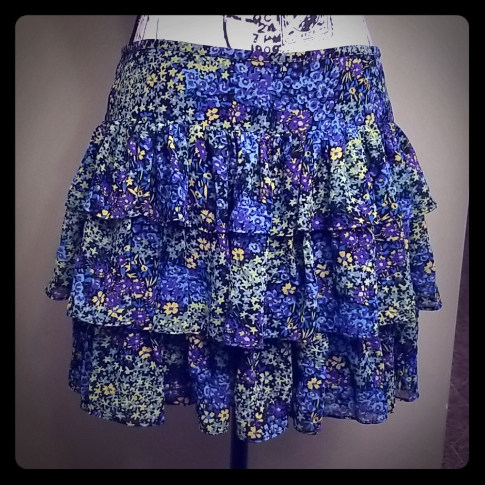 Y2K 💚Floral Skirt💙